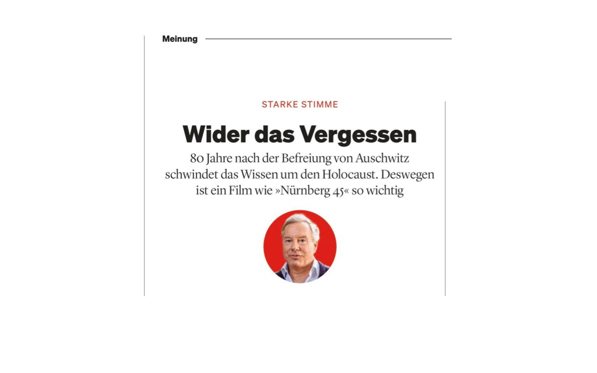 Wider das Vergessen FOCUS-Meinung