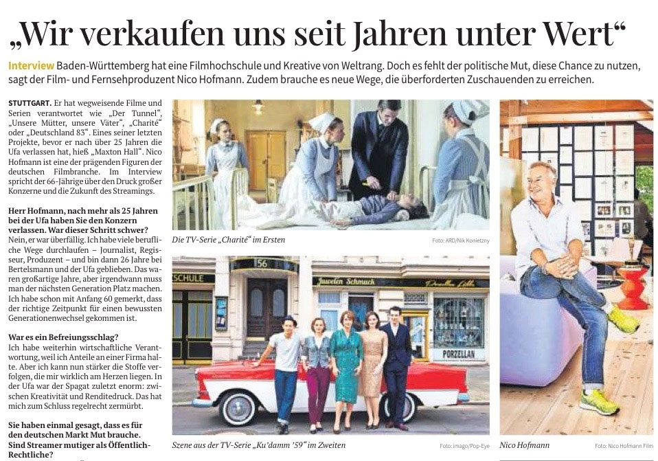Artikel in der Stuttgarter Zeitung vom 19.12.2025