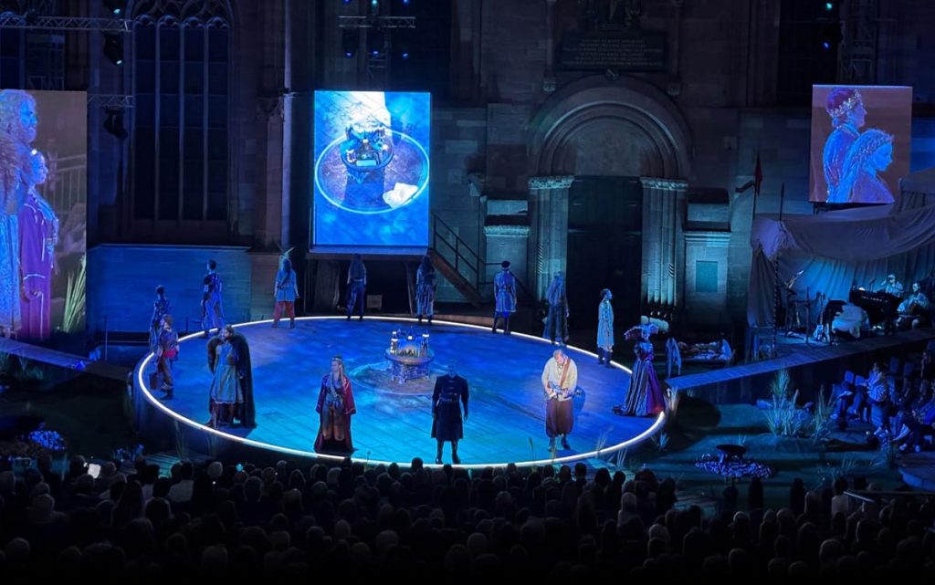 Premiere der Nibelungen Festspiele vor dem Wormser Dom
